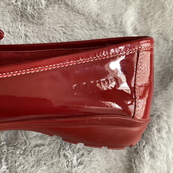 NWT red leather 24 HRS size 36 shoes - Picture 7 of 8